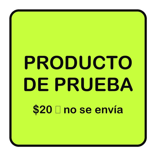 Producto de prueba
